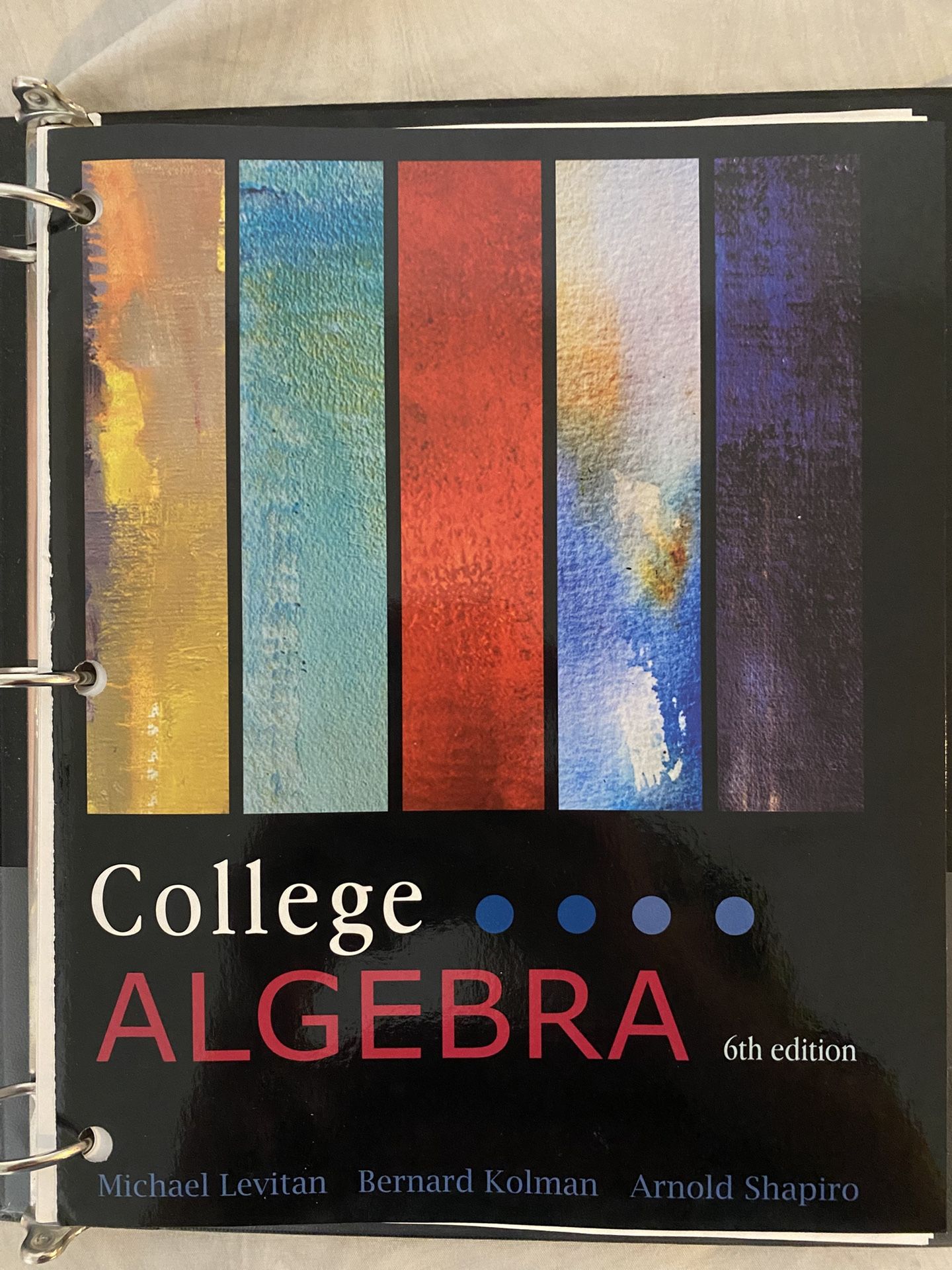 College Algebra 6th Edition Text Book