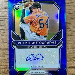 2021 Prizm BRANDON BIELAK Rookie Autographs Blue Prizm RC #RA-BB /149 Astros