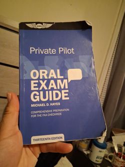 Private Pilot Oral exam blue book