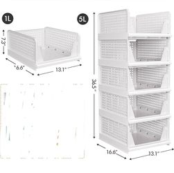 Stackable Closet Storage Basket