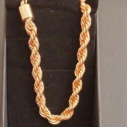 2  Bracelets Gold Plated