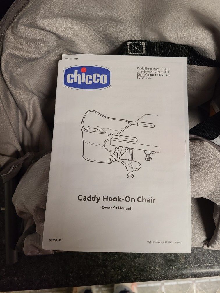 Caddy Hook On Chair (NEVER USED) 