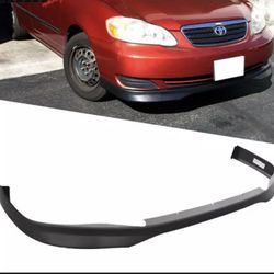 Fits 03-04 Toyota Corolla Type R Front Bumper Lip Spoiler Splitter Bodykit PP