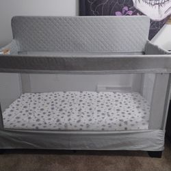 Used Full Size Mesh Crib Asking $85