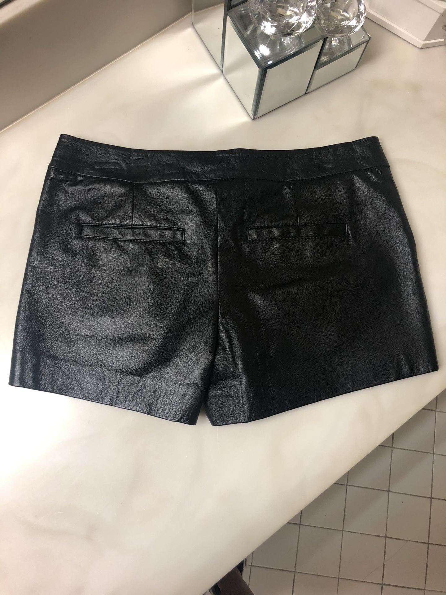 Bebe Leather Shorts