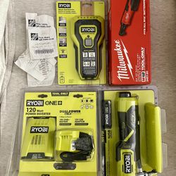 RYOBI & Milwaukee Tools. Brand New Never Opened