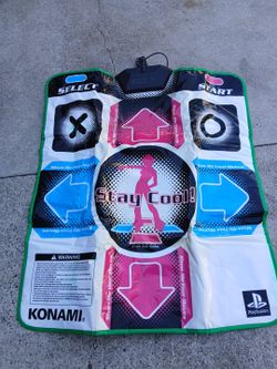 Playstation dance revolution mat