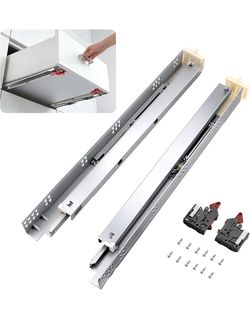 6 Pair 18" Soft Close Drawer Rails Full Extension