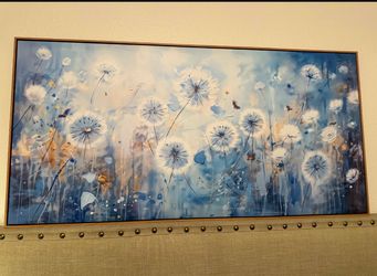 Dandelions wall painting