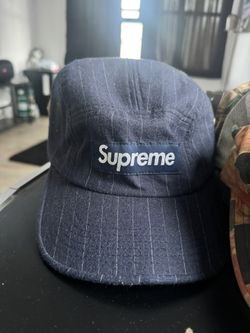 Supreme Chalk Stripe Camp Cap