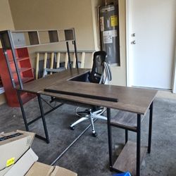 Desk And Office Chair