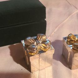 Silver Treasures by Godinger Salt & Pepper Shakers 