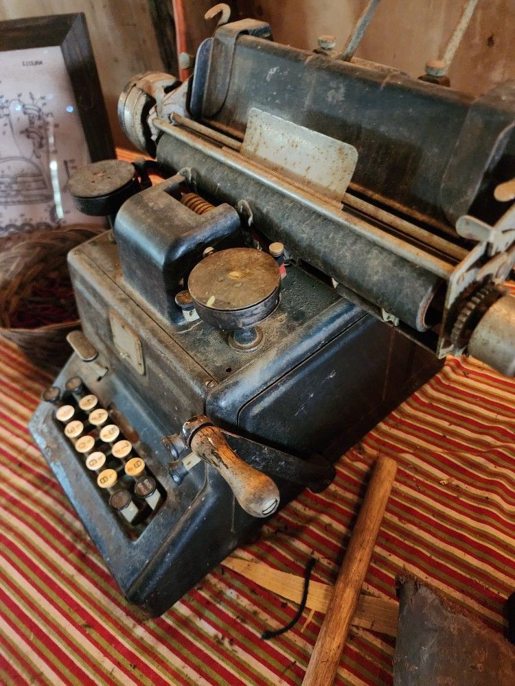 Historic Dalton Adding & Printing Machine