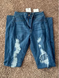 Distressed fashion nova jeans