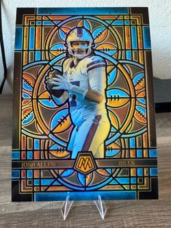 Stain glass Josh Allen jumbo card