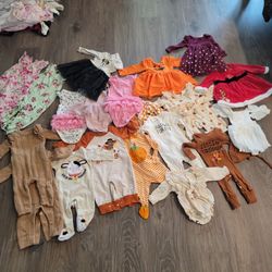 3 to 12 months toddler girl lot