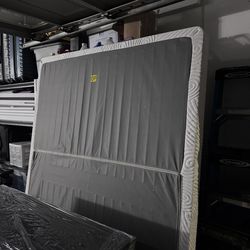 4-inch tall queen size bed metal box spring