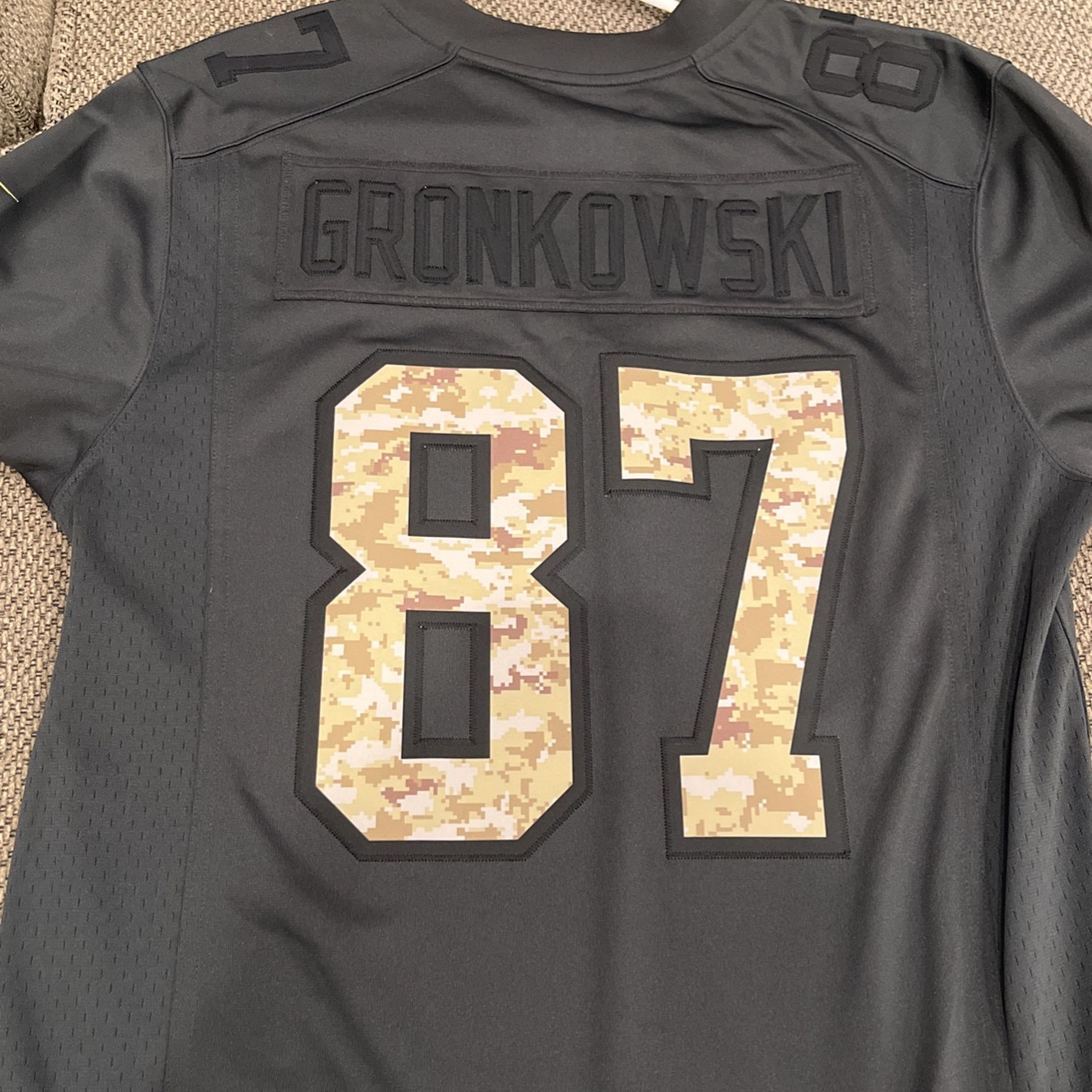 Authentic Rob Gronkowski Salute To Service Patriots Jersey Fan shop