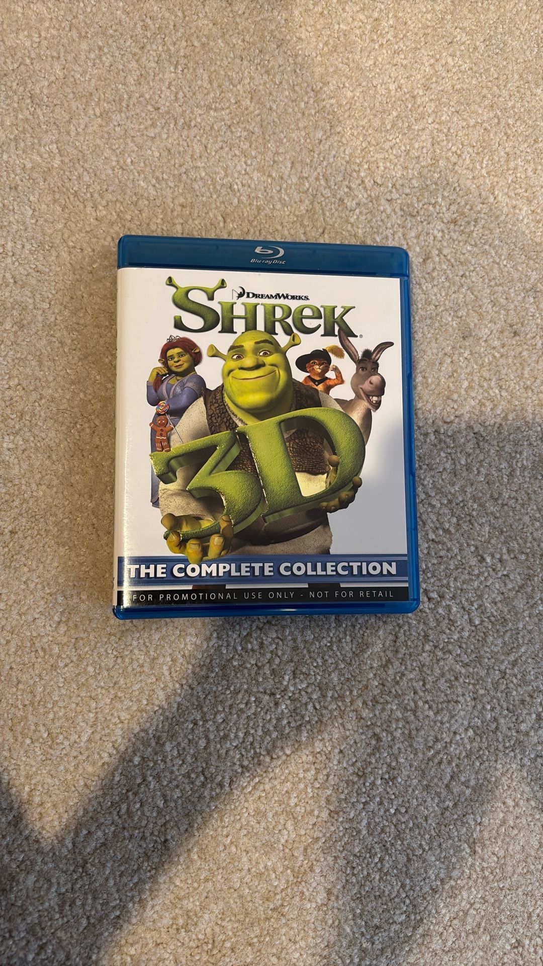 Shrek 3D DvD