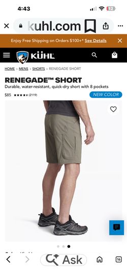 kuhl shorts 38