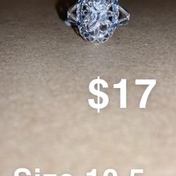Silver Ring Size 10.5
