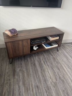 Mid century modern console table