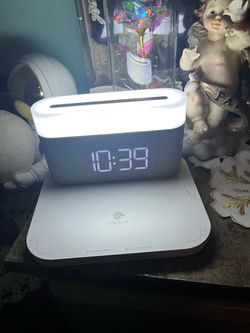 Wireless charger with led light