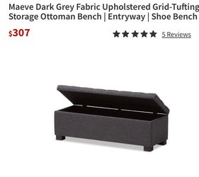 Storage Ottoman Bench