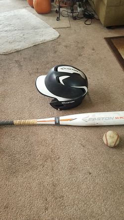 Easton youth baseball helmet & Easton youth baseball bat