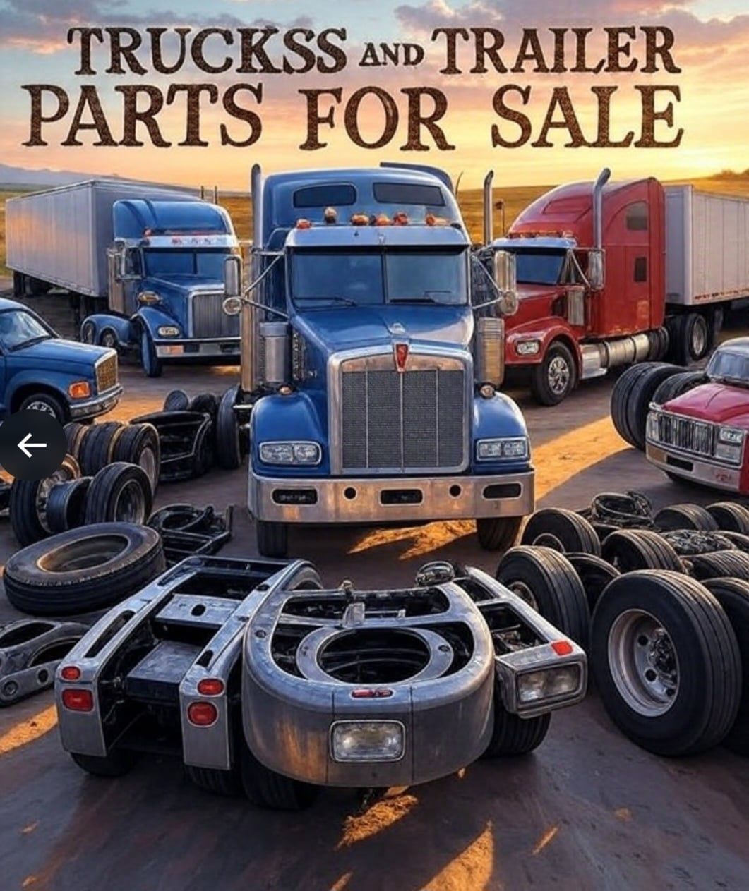SEMI TRUCKS - TRAILER PARTS FOR SALE