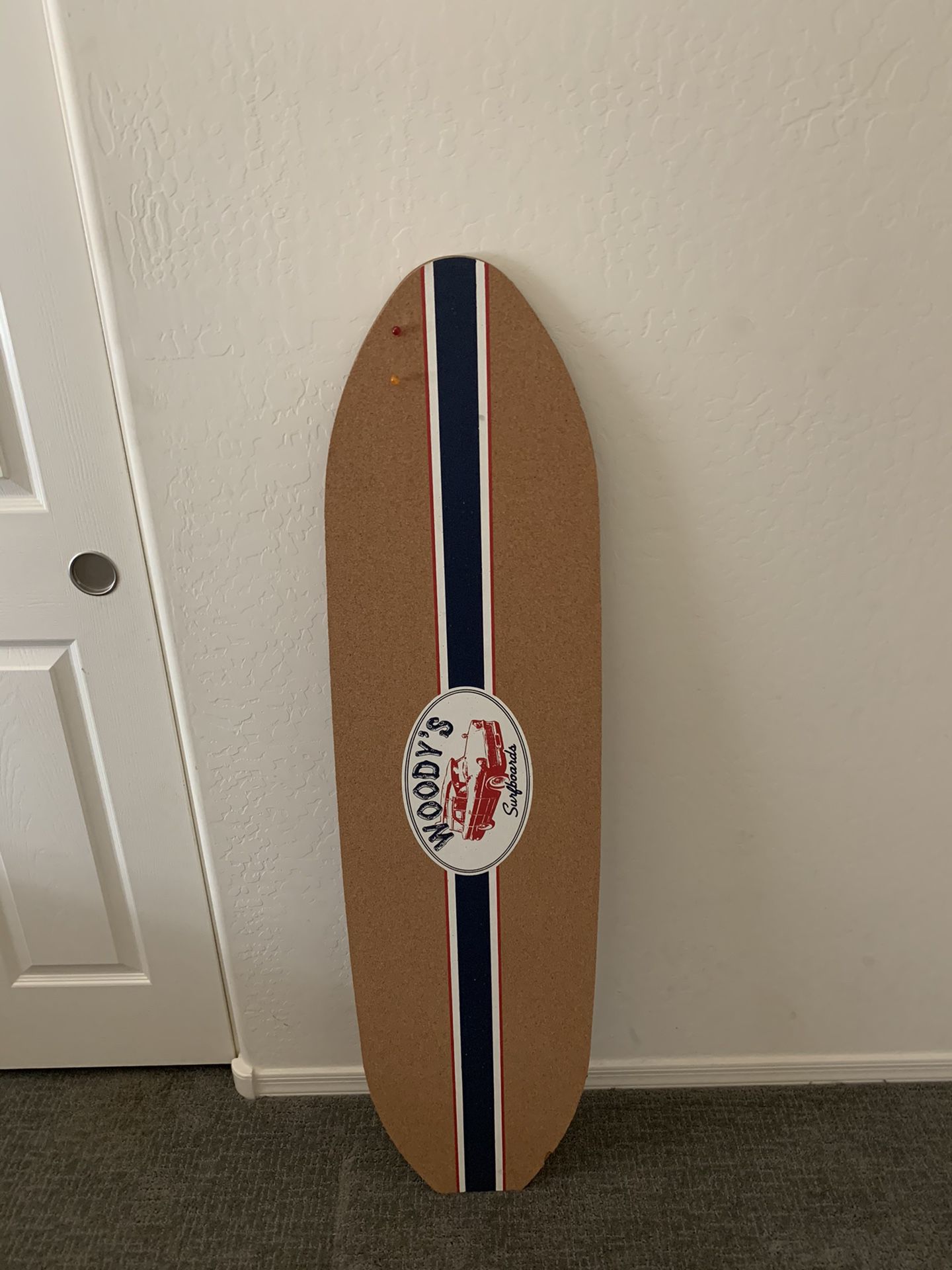 Surfboard cork board