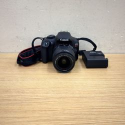 CANON EOS REBEL T6 W/ EFS 18-55MM LENS & BATTERY/CHARGER