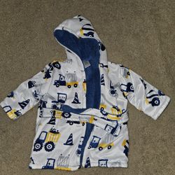 Baby Boy Hooded Soft Bathrobe | One Size 