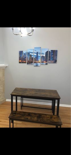 Table and benches (4 seats)