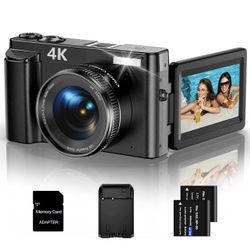 4K Digital Camera for Photography and Video Autofocus 48MP Vlogging Camera (never Used)
