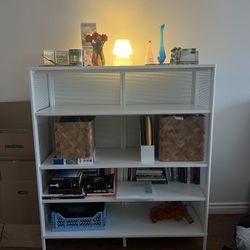 IKEA Bekant White Shelf Unit Bookcase Dresser