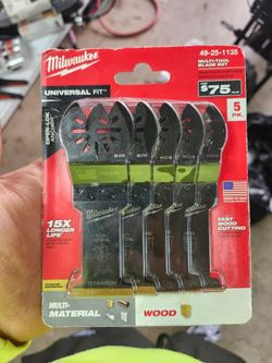 Milwaukee 5-Piece Multi-Tool Blade Set