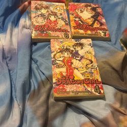 St Dragon Girl Manga Vol 4 , 7 And 8