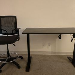 electric desk adjustable height And Chair