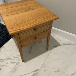 Oak End Table