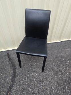 Black Leather office chair