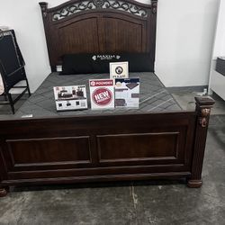 Cama Queen Size Nueva En Su Caja Incluye Colchon Memory Foam 