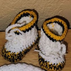 3-6 Months Crocheted Booties