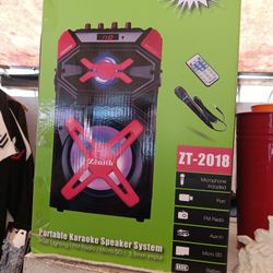 New karaoke machine