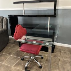 Writing Desk With Shelf