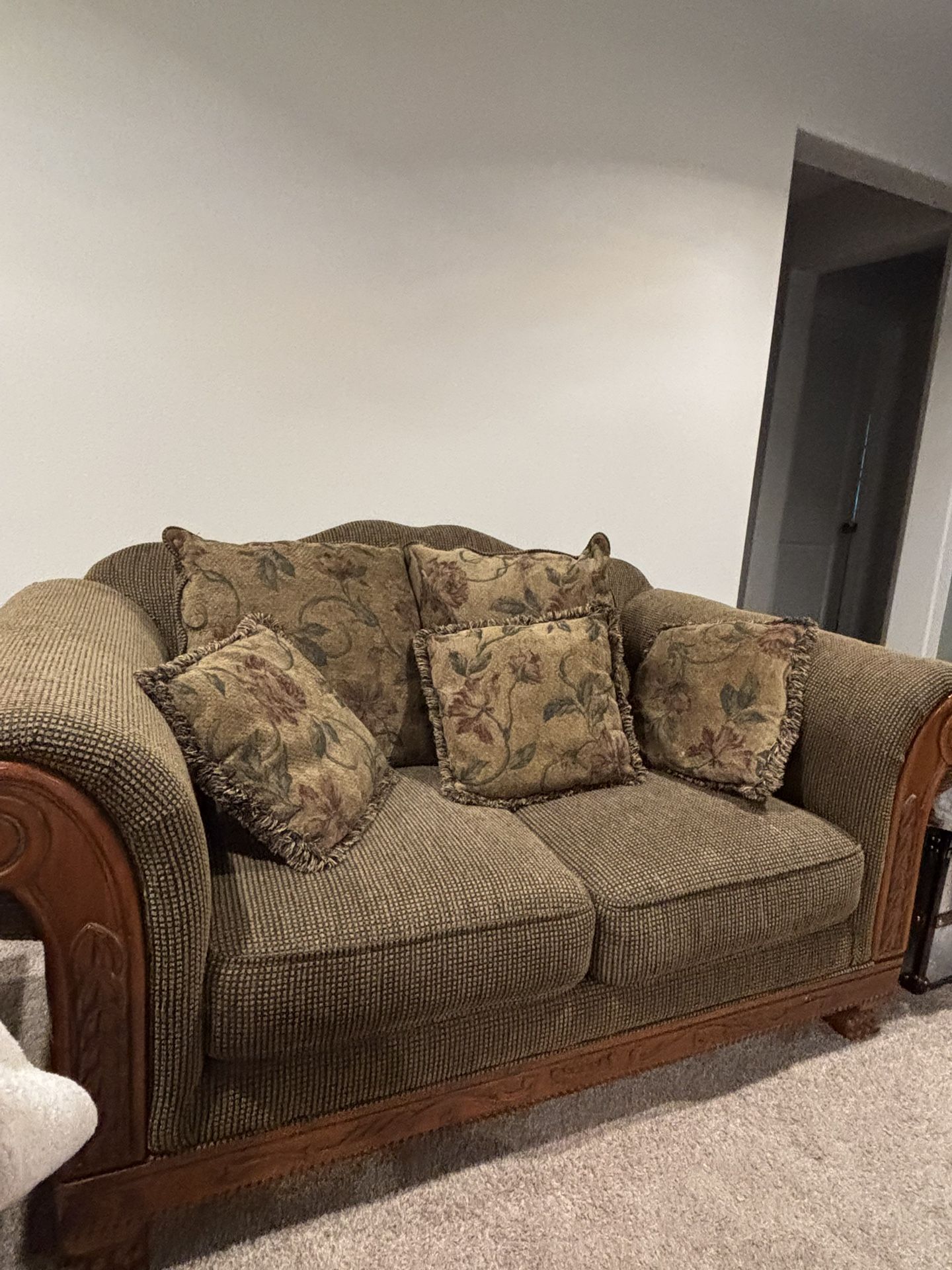 Love Seat And Couch Antique
