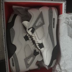 Jordan 4  White Cement 