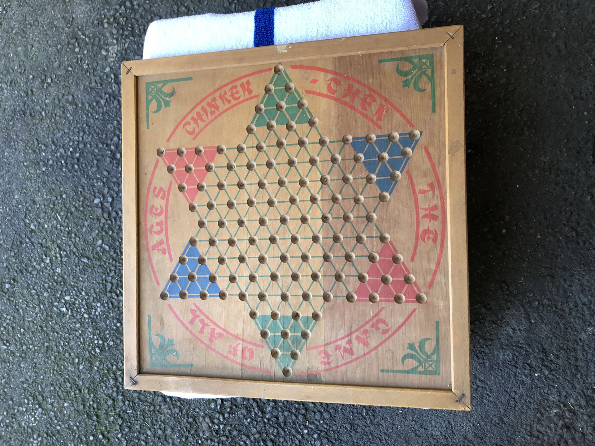 1947 Chinese Checker Board