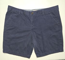women's Navy Blue Chino Shorts