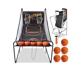 2 Player Indoor Basketball Hoop 
